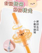 许愿小熊旋转出芯顺滑书写中性笔批发YML-940C许愿小熊【