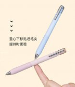 简色时光按动笔学生用简约高颜值ins速干低重心刷题笔