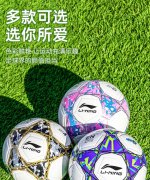 李宁足球5号成人儿童青少年中小学生户外比赛训练中考标准用球