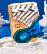 cega拇指琴21音亚克力水晶kalimba透明卡林巴琴手指
