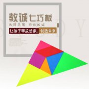 特大号28CM磁性七巧板拼图积木